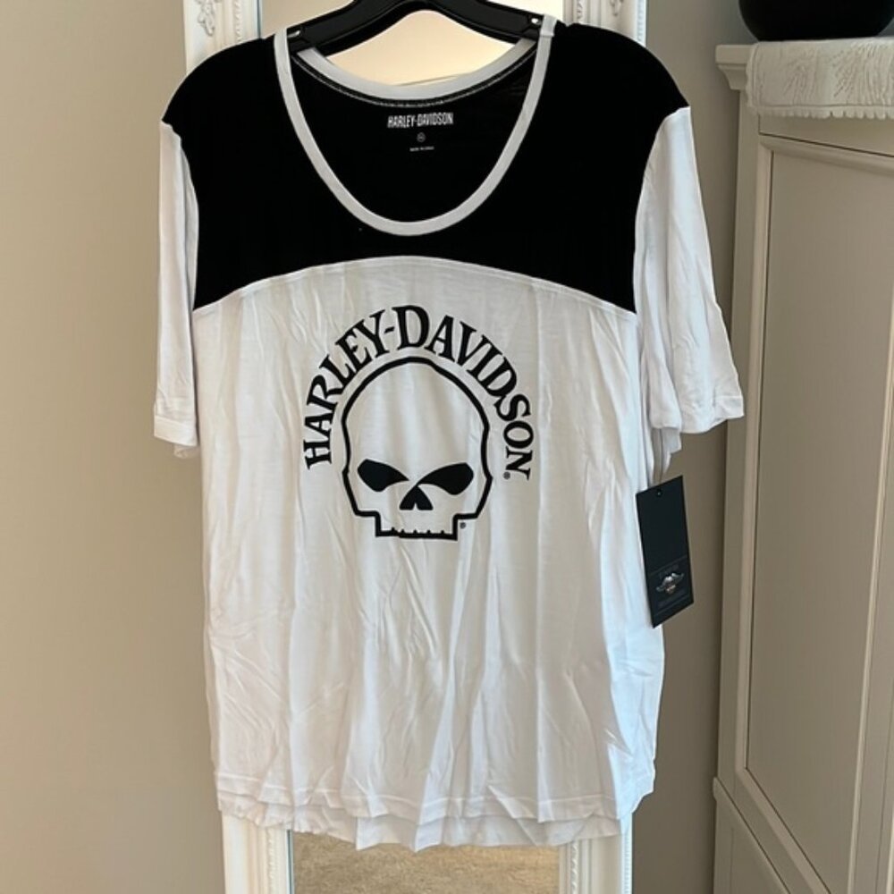 Harley-Davidson short sleeve skull tee